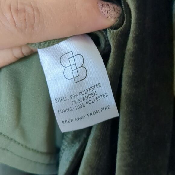 Baltic Born Sofia Olive Green Maxi Dress Size L - Picture 6 of 6